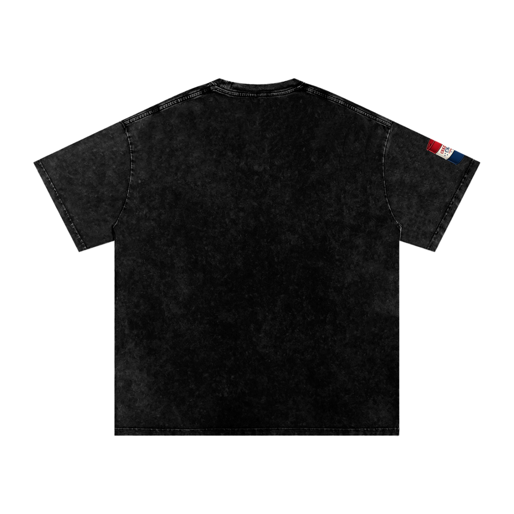 That's Weird Snow Washed Oversized Cotton T-Shirt