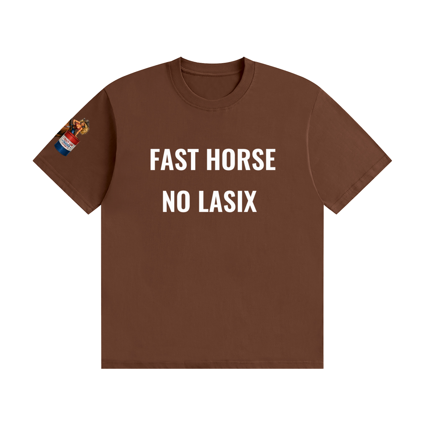 FAST HORSE Unisex Seamless Cotton T-Shirt