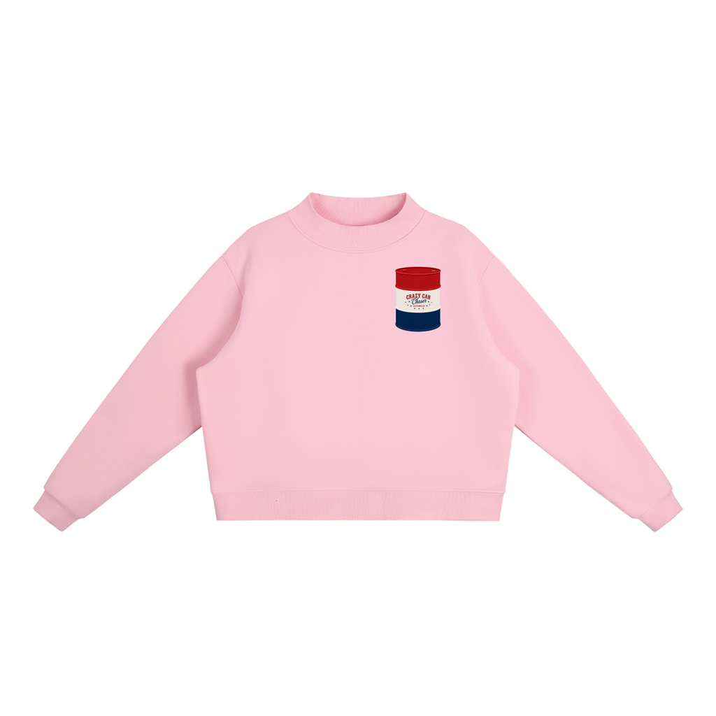 Barrel Racer Betty Mock-Neck Crew Sweatshirt