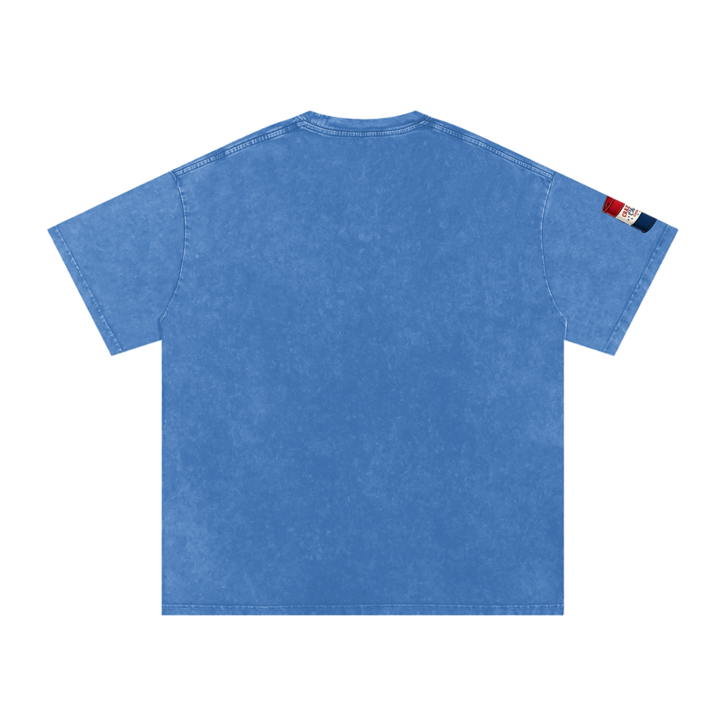 That's Weird Snow Washed Oversized Cotton T-Shirt