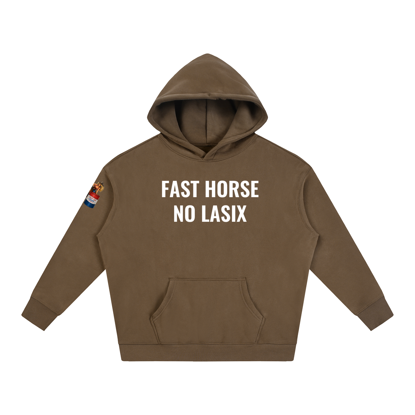 FAST HORSE Oversize Fleeced Hoodie