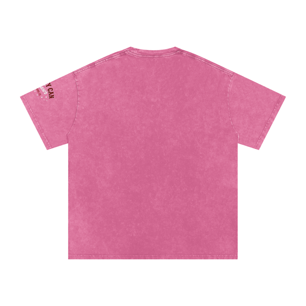 Barrel Betty Snow Washed Oversized Cotton T-Shirt