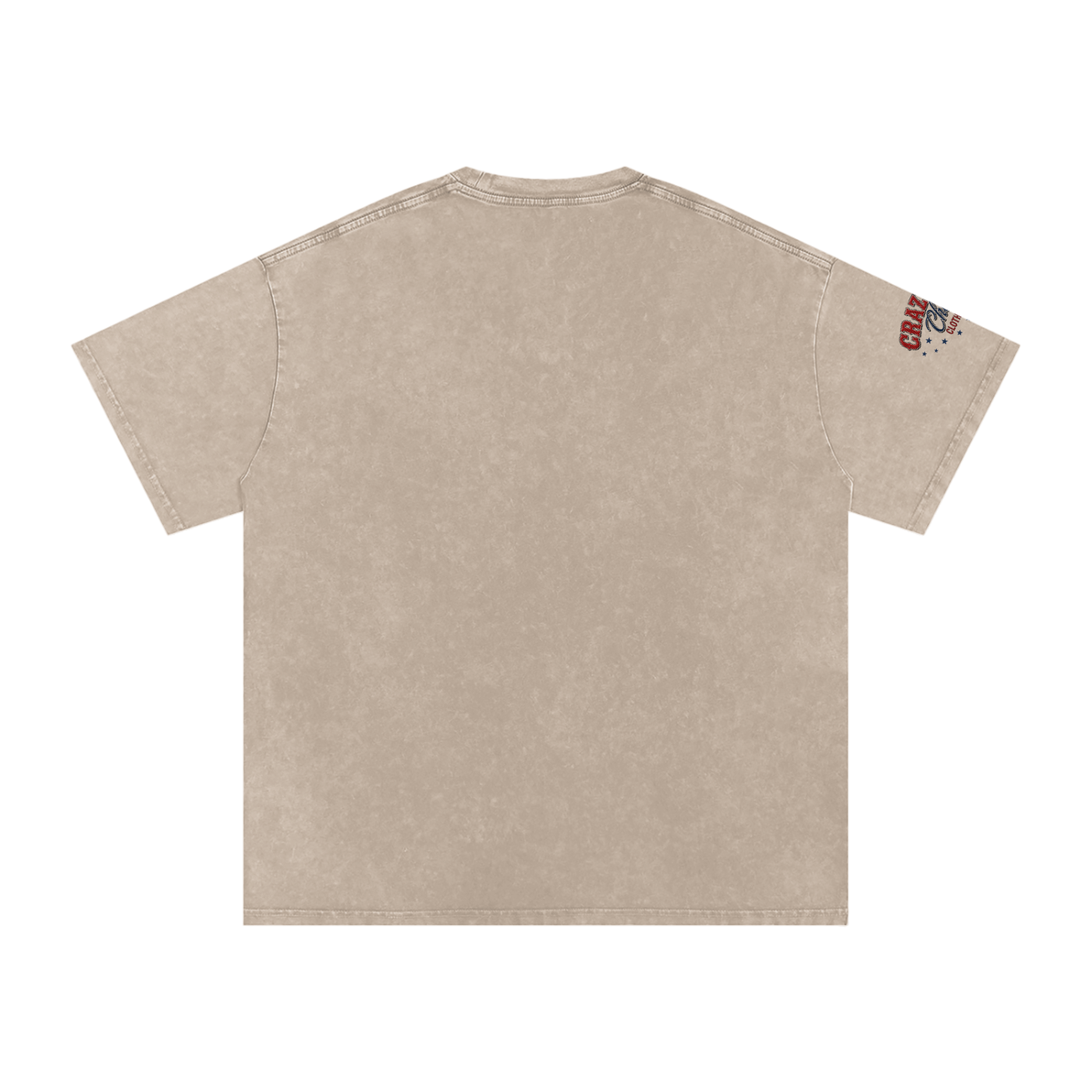 LIKE A BARREL HORSE Snow Washed Oversized Cotton T-Shirt