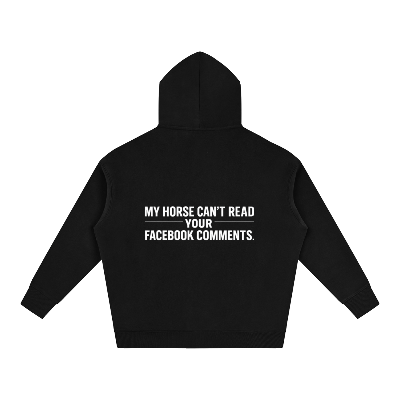 My Horse Can't Read Hoodie