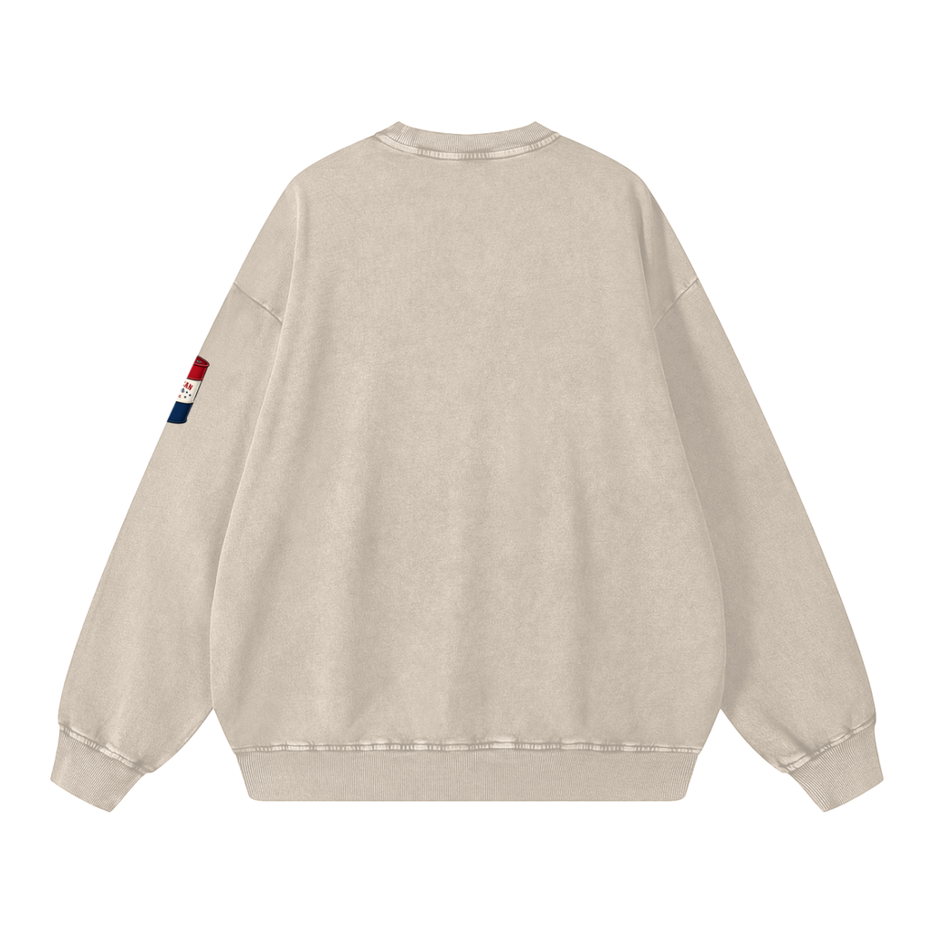 Kindness Snow Washed Oversized Sweatshirt