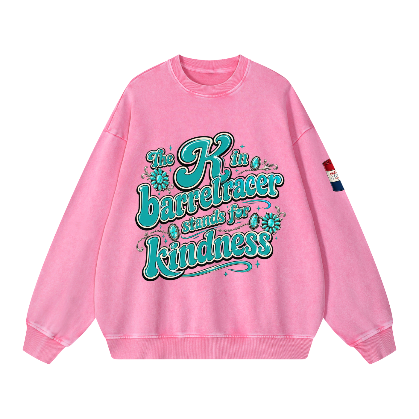 Kindness Snow Washed Oversized Sweatshirt