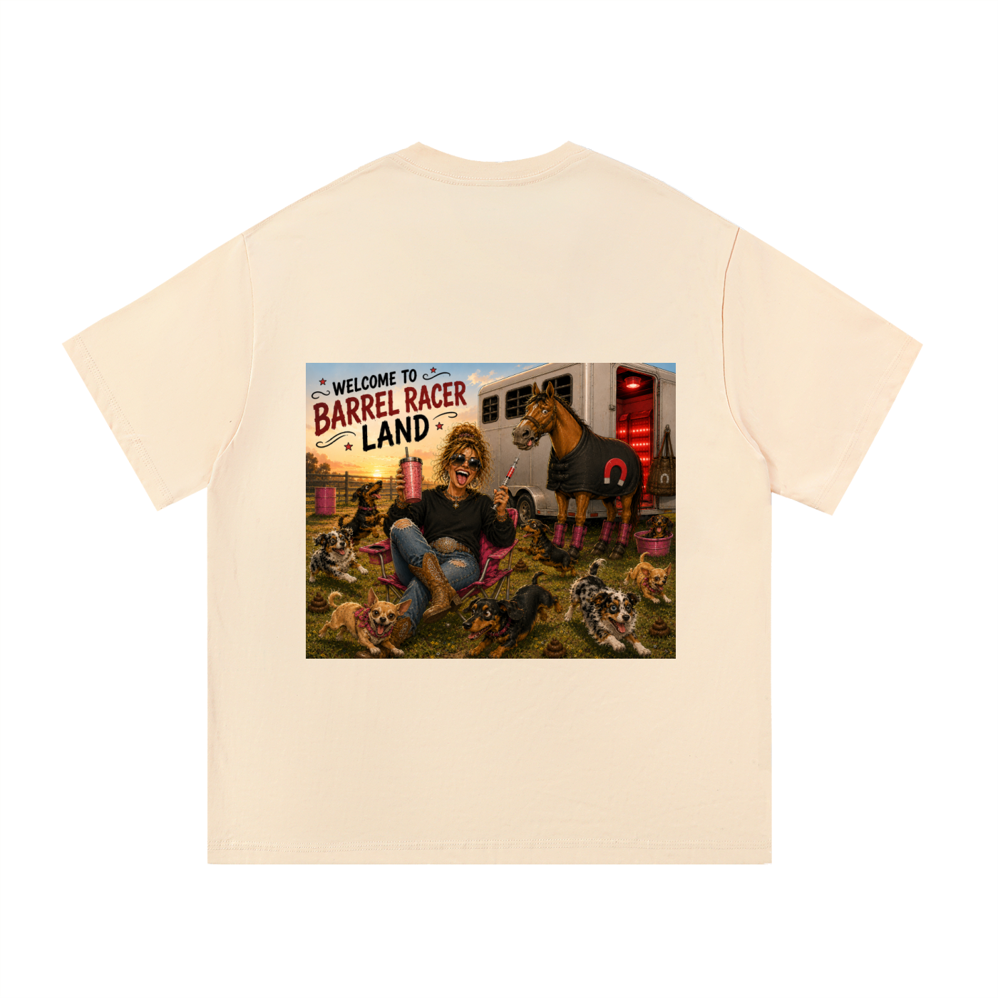 Barrel Racer Cotton T-Shirt