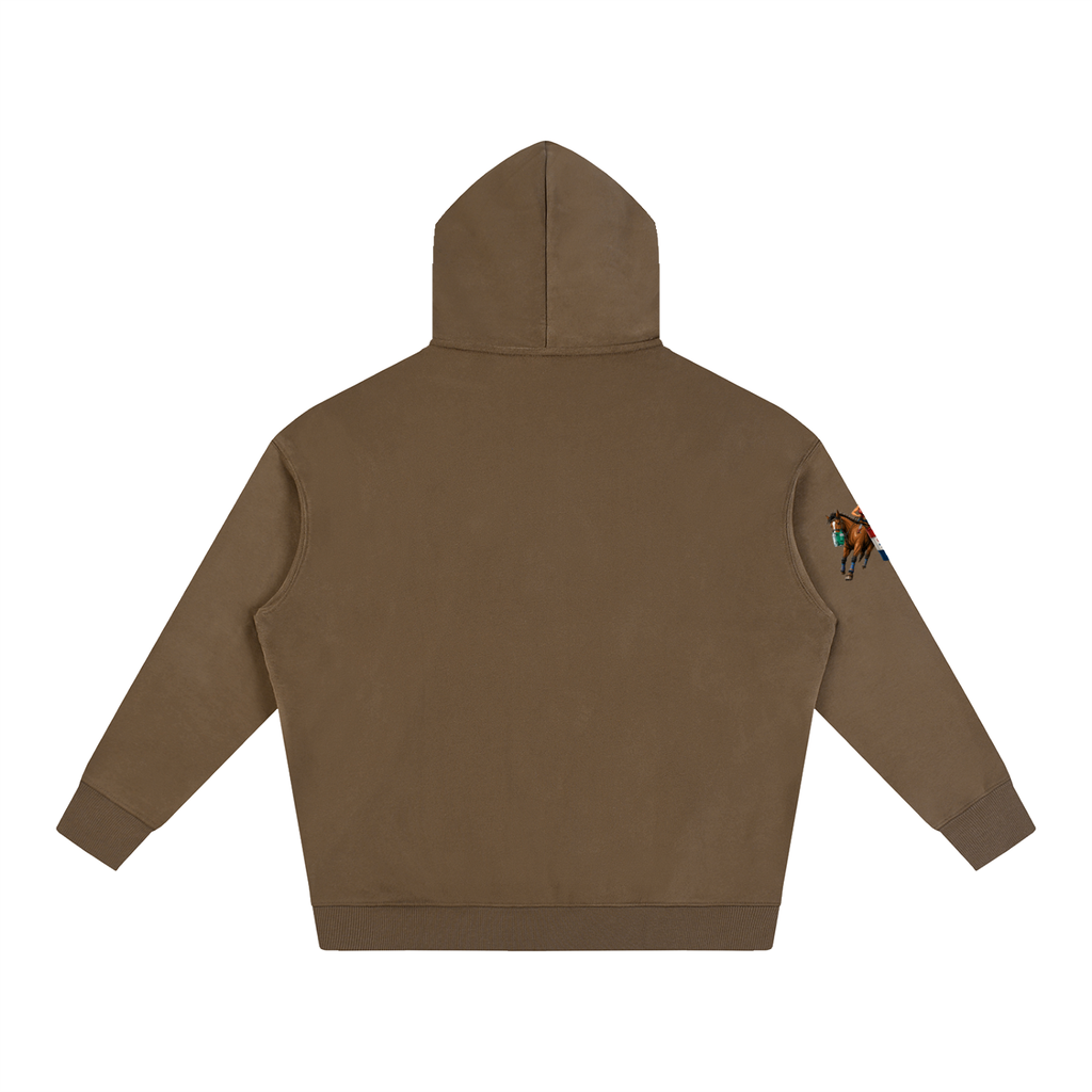CLEAN IT UP Oversize Fleeced Hoodie