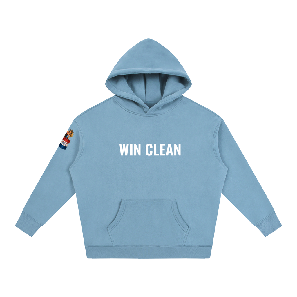 WIN CLEAN Oversize Fleeced Hoodie