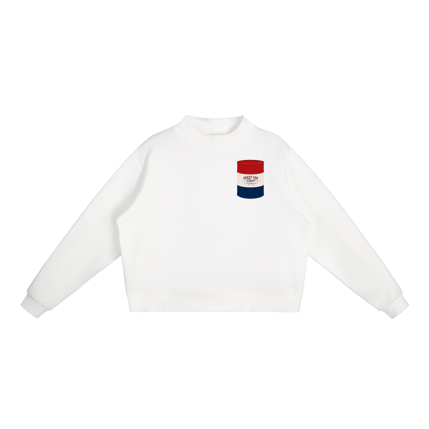 Barrel Racer Betty Mock-Neck Crew Sweatshirt