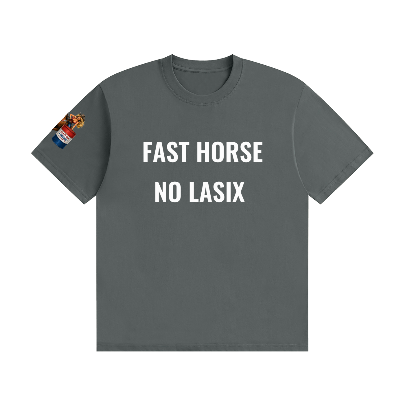 FAST HORSE Unisex Seamless Cotton T-Shirt