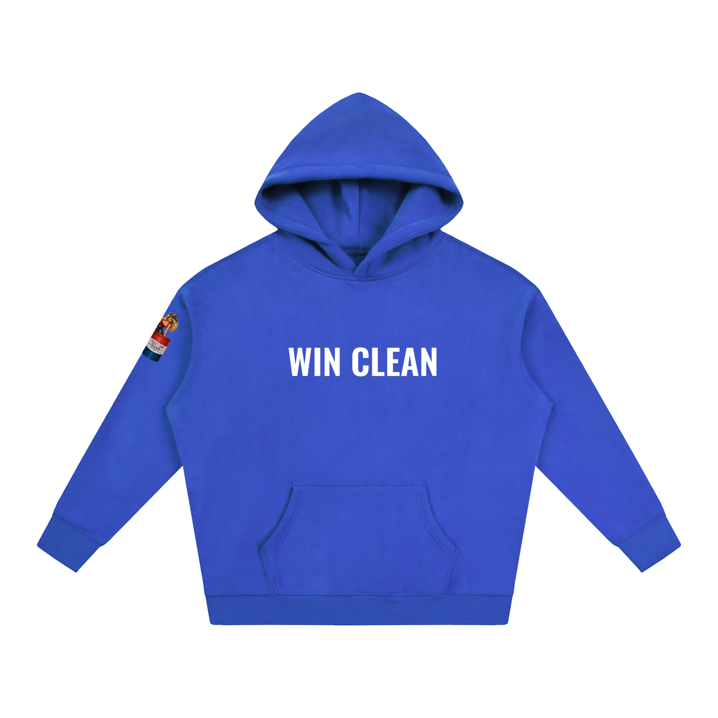 WIN CLEAN Oversize Fleeced Hoodie