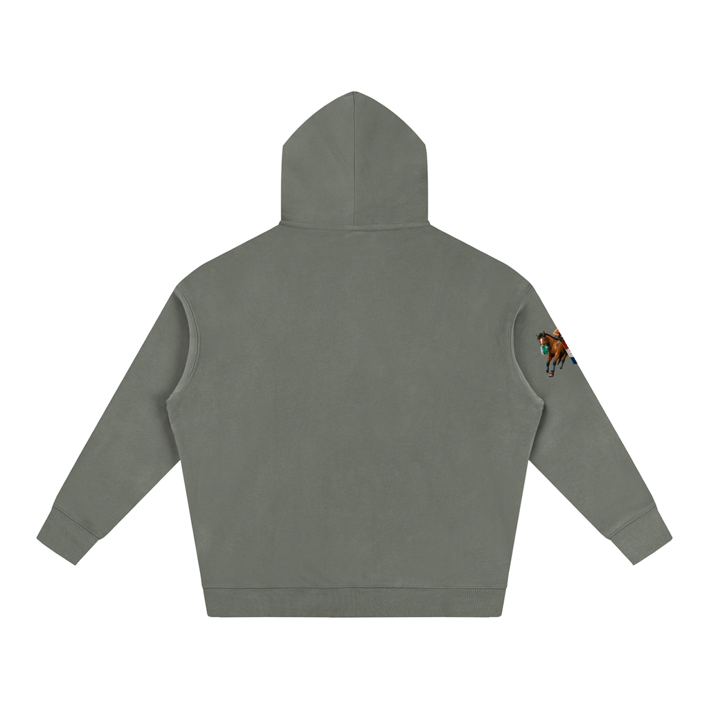 CLEAN IT UP Oversize Fleeced Hoodie