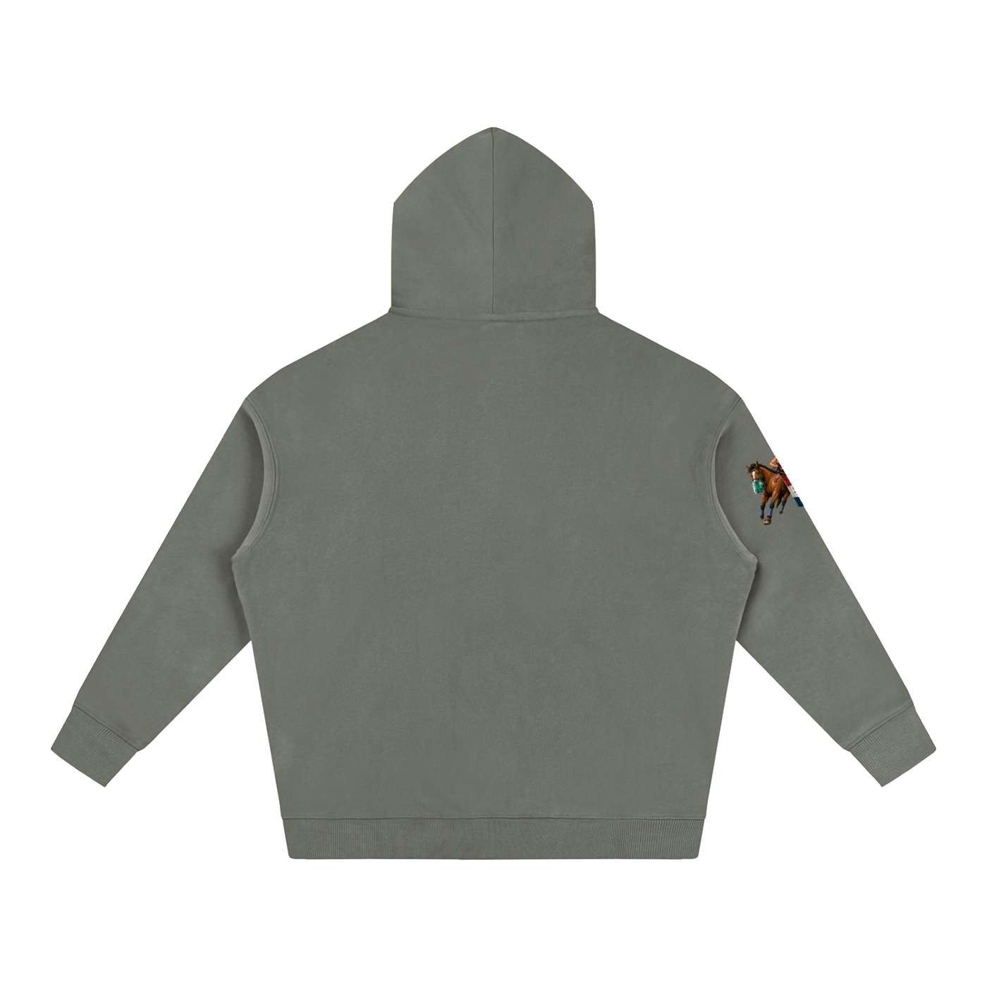 CLEAN IT UP Oversize Fleeced Hoodie