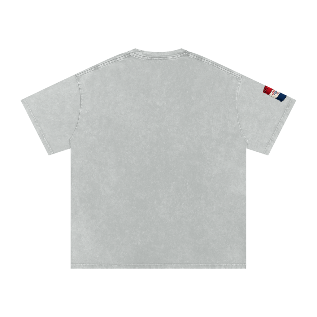 That's Weird Snow Washed Oversized Cotton T-Shirt