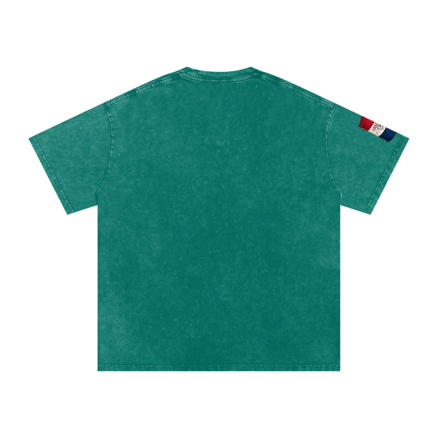 LOOK WHO Snow Washed Oversized Cotton T-Shirt