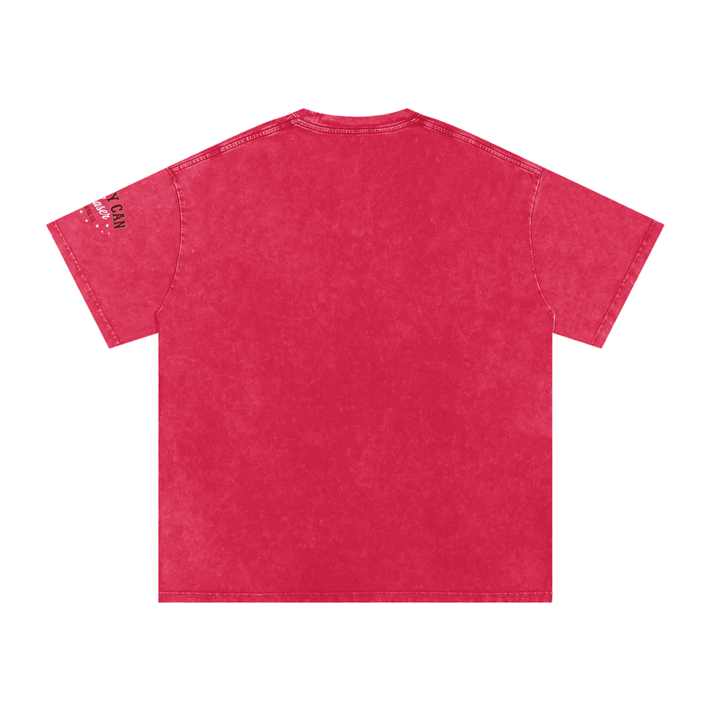 Barrel Betty Snow Washed Oversized Cotton T-Shirt