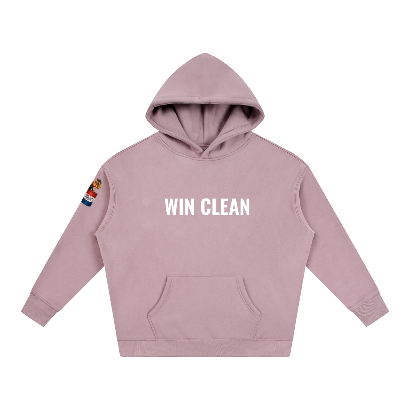 WIN CLEAN Oversize Fleeced Hoodie