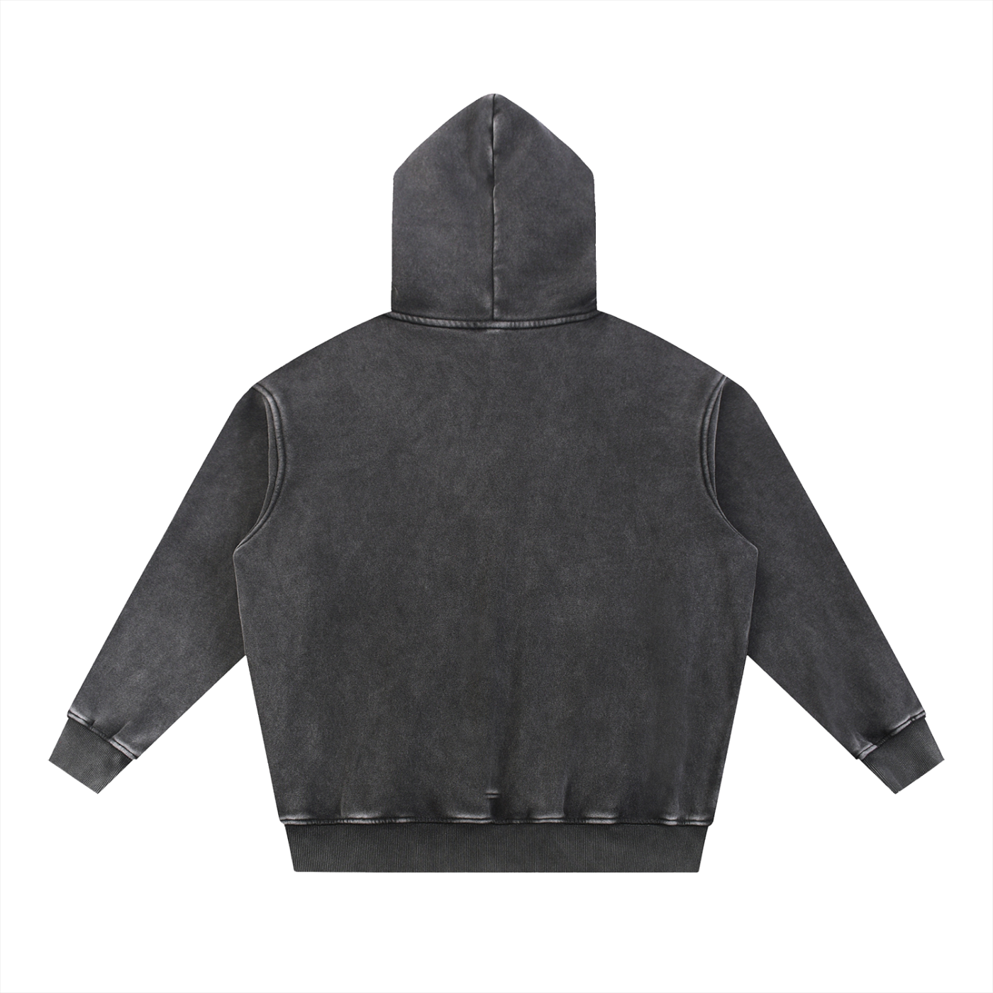 Ask Me How Fast Snow Wash Fleece Oversize Hoodie