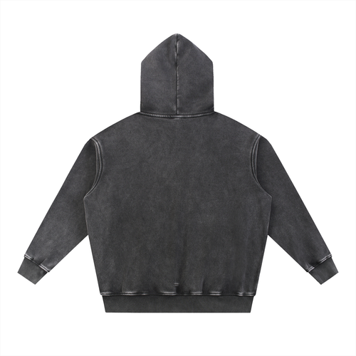 Ask Me How Fast Snow Wash Fleece Oversize Hoodie