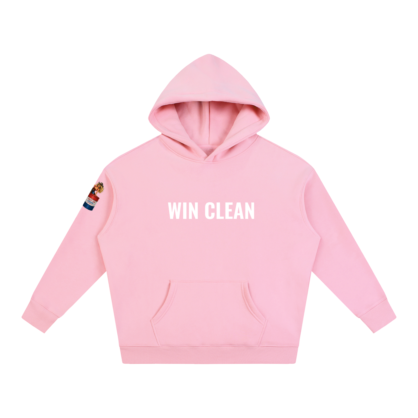 WIN CLEAN Oversize Fleeced Hoodie