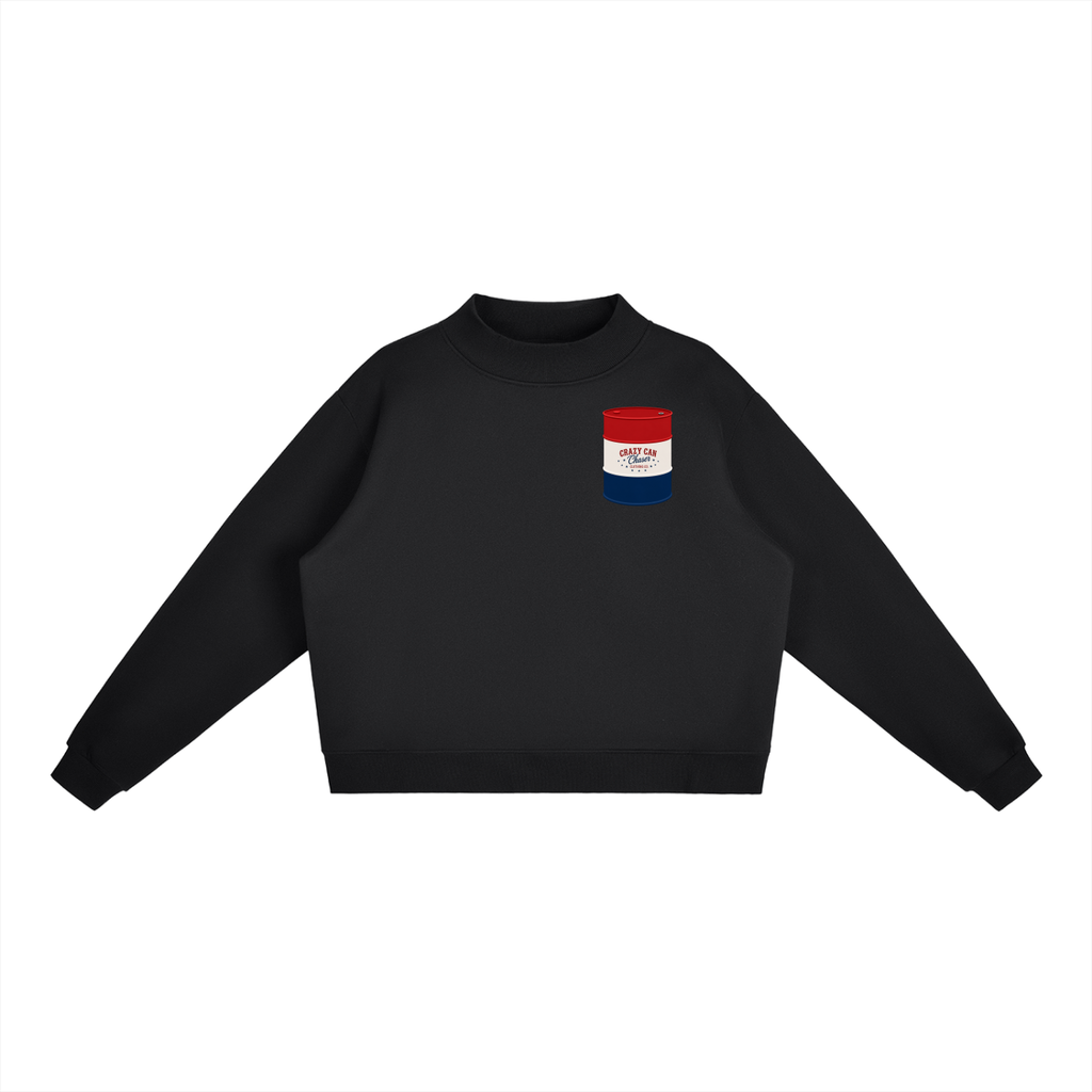 Barrel Racer Betty Mock-Neck Crew Sweatshirt