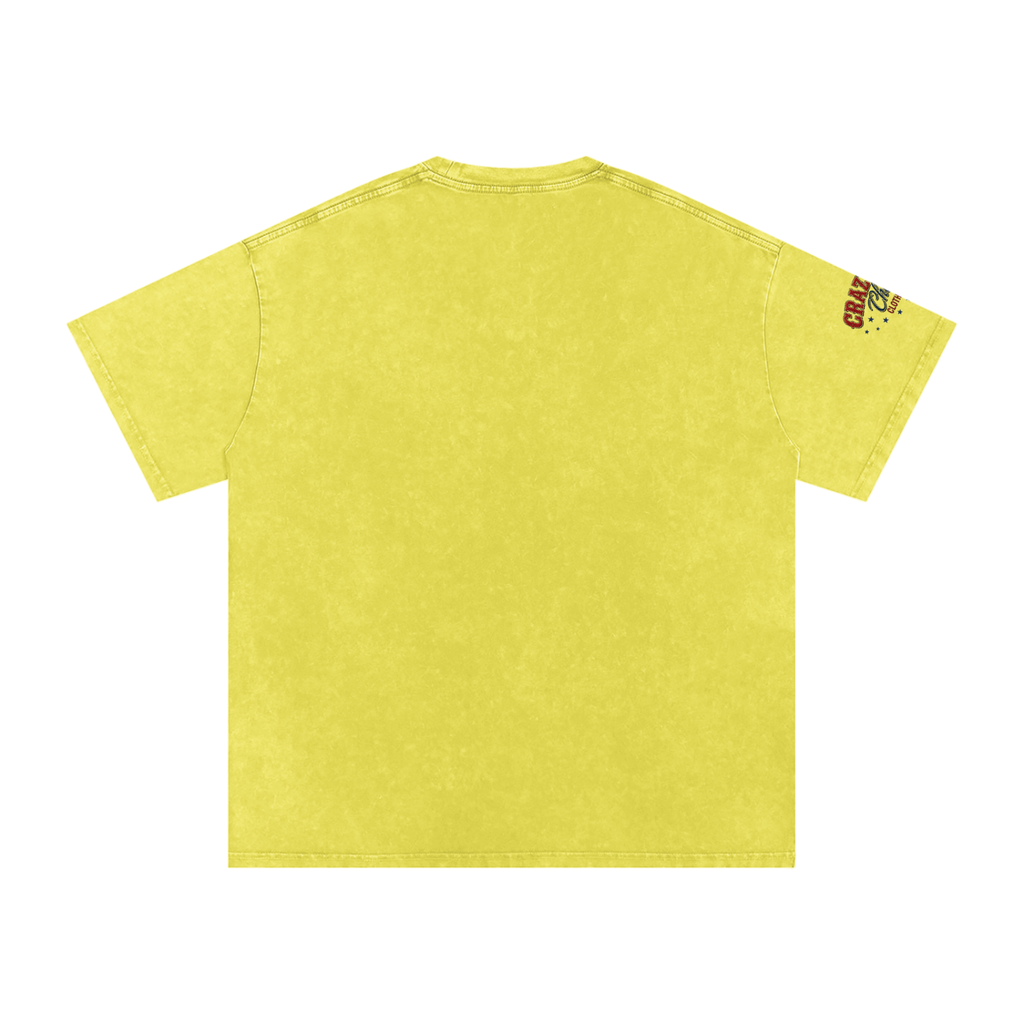 LIKE A BARREL HORSE Snow Washed Oversized Cotton T-Shirt