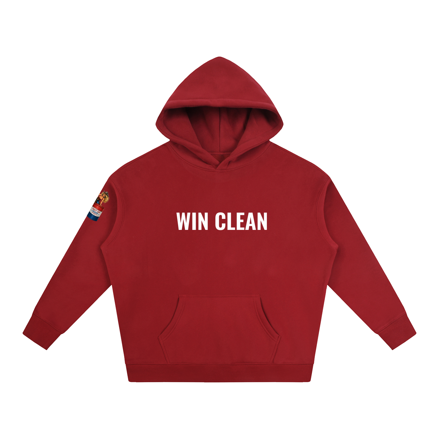 WIN CLEAN Oversize Fleeced Hoodie
