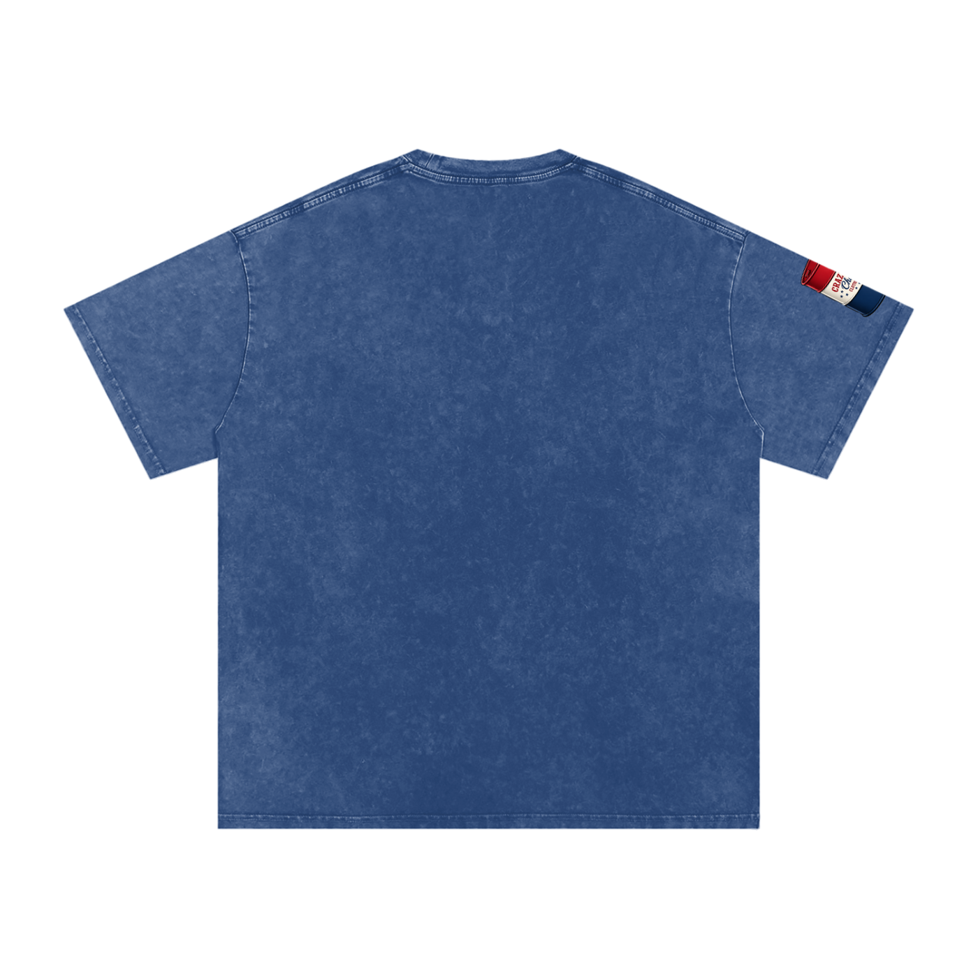 LOOK WHO Snow Washed Oversized Cotton T-Shirt
