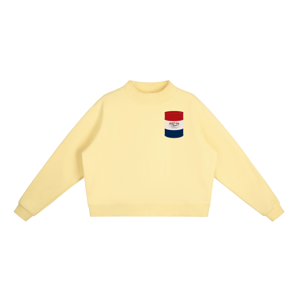 Barrel Racer Betty Mock-Neck Crew Sweatshirt