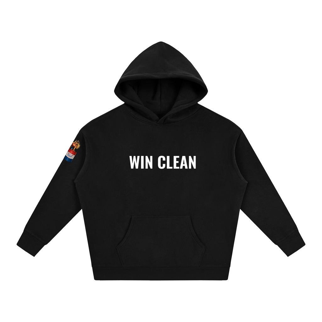WIN CLEAN Oversize Fleeced Hoodie