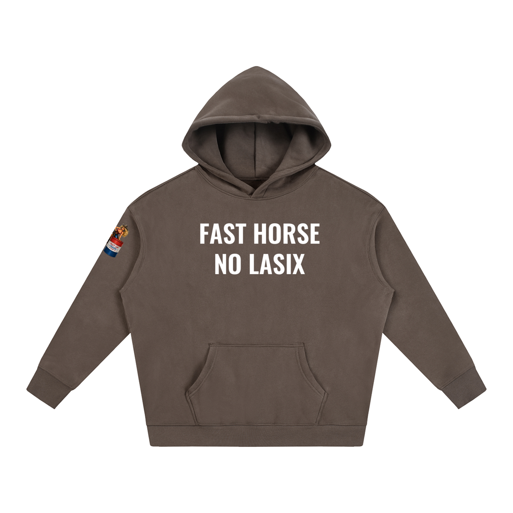 FAST HORSE Oversize Fleeced Hoodie