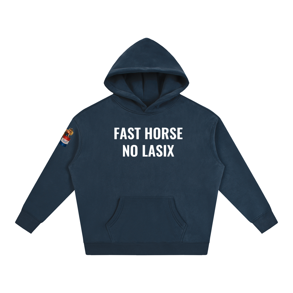 FAST HORSE Oversize Fleeced Hoodie