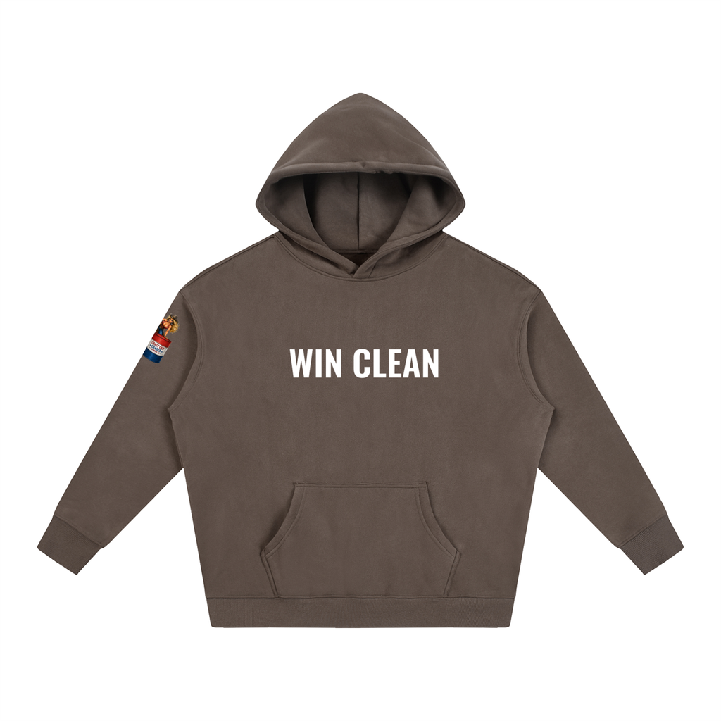 WIN CLEAN Oversize Fleeced Hoodie