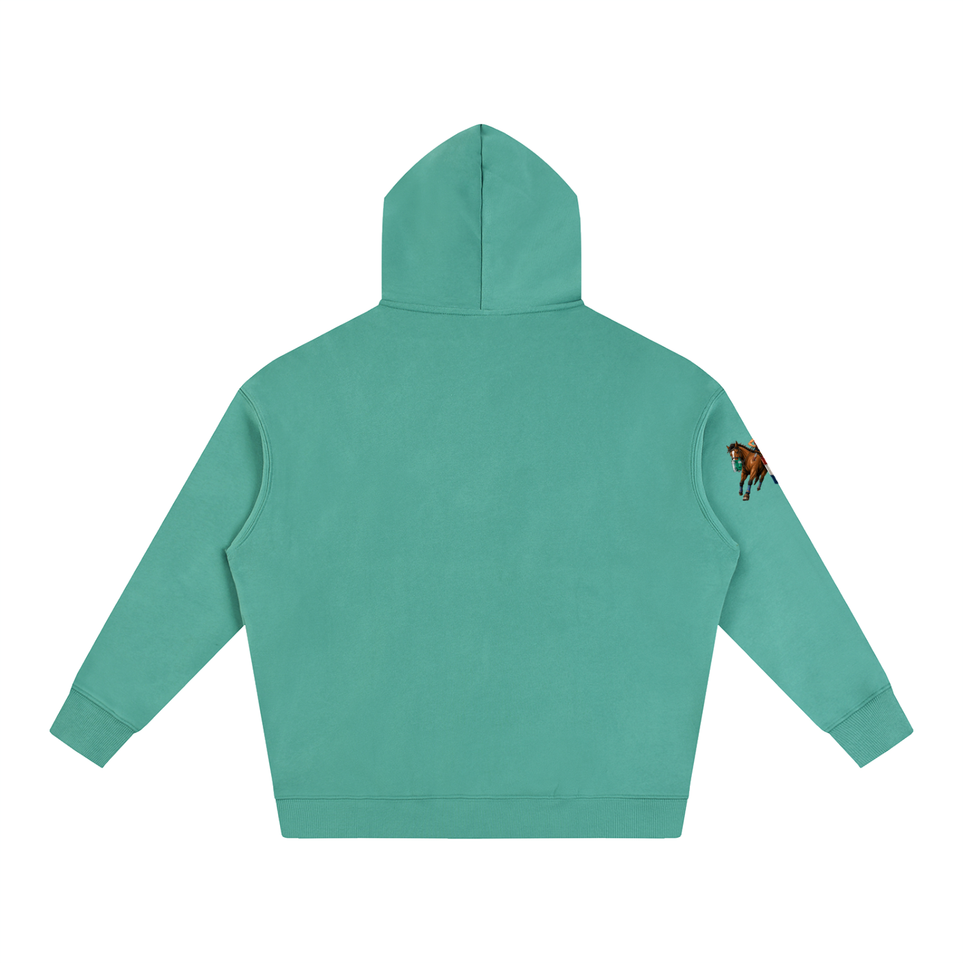 FAST HORSE Oversize Fleeced Hoodie