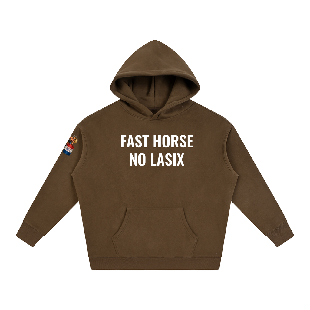 FAST HORSE Oversize Fleeced Hoodie