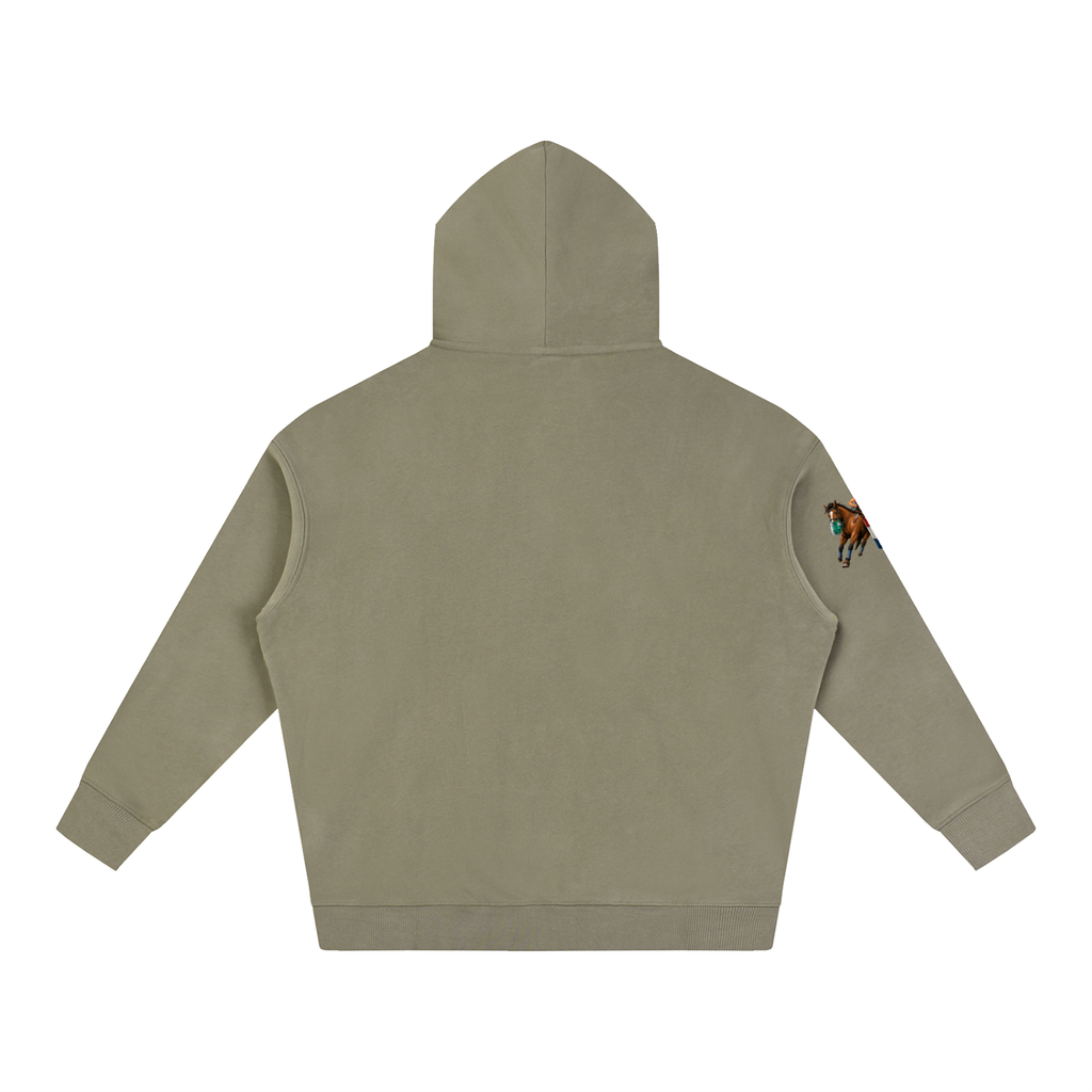 FAST HORSE Oversize Fleeced Hoodie