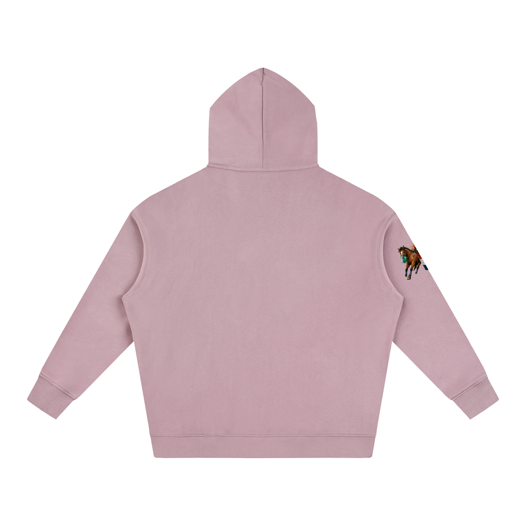 CLEAN IT UP Oversize Fleeced Hoodie