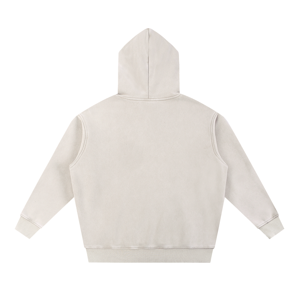 Ask Me How Fast Snow Wash Fleece Oversize Hoodie