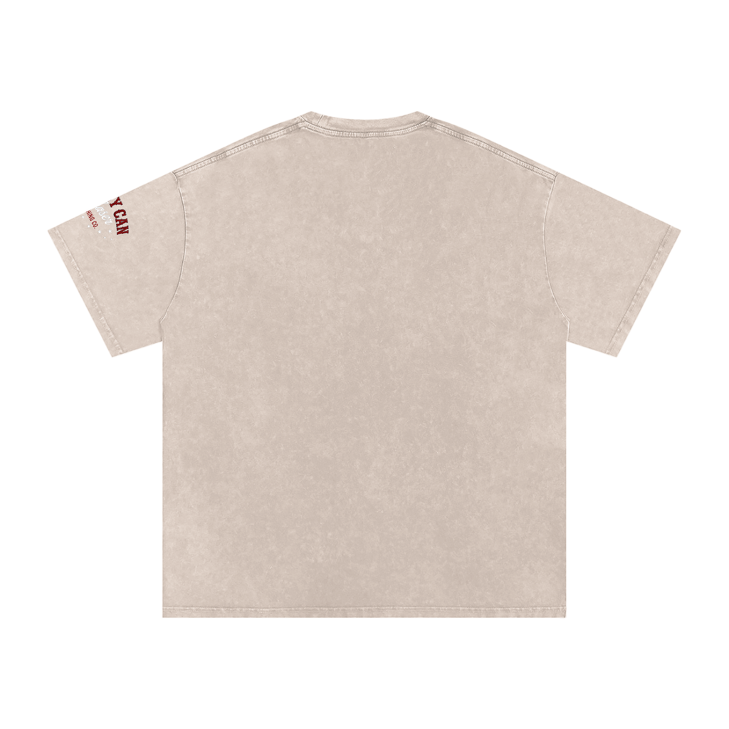 Barrel Betty Snow Washed Oversized Cotton T-Shirt