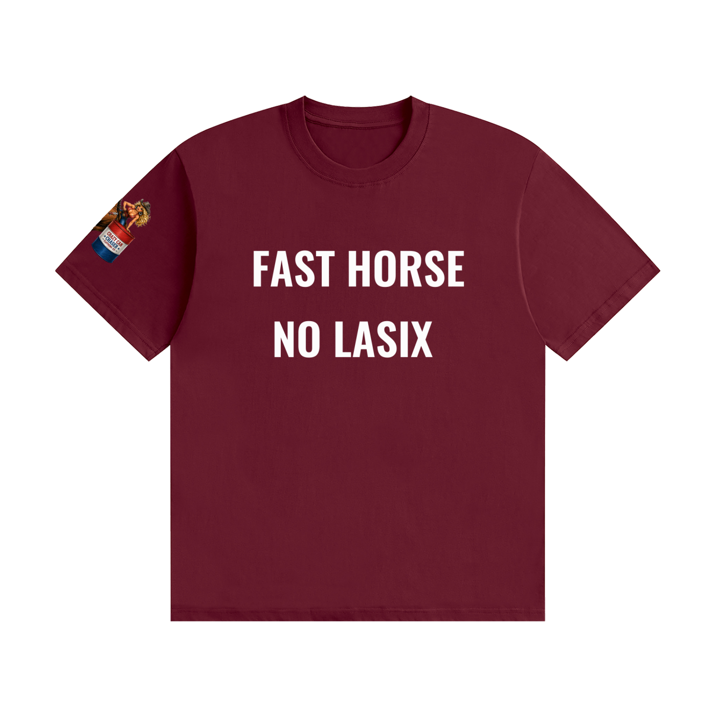 FAST HORSE Unisex Seamless Cotton T-Shirt