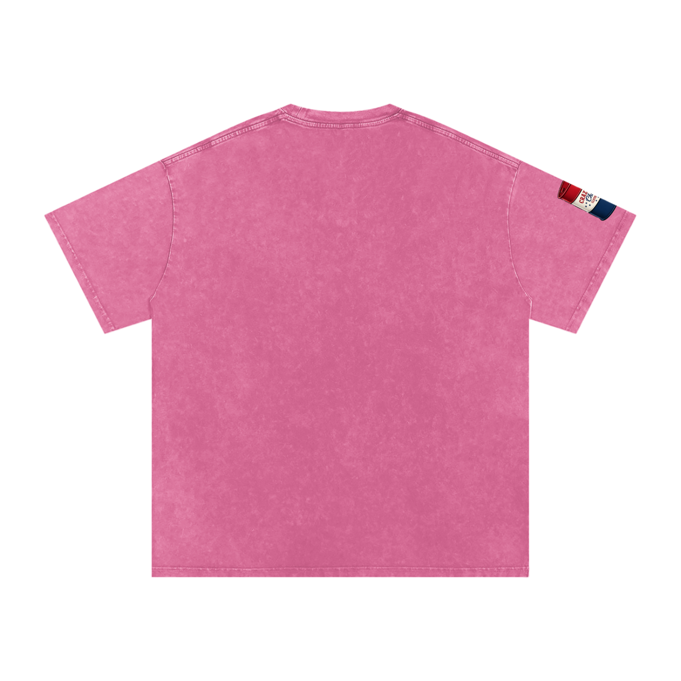 LOOK WHO Snow Washed Oversized Cotton T-Shirt