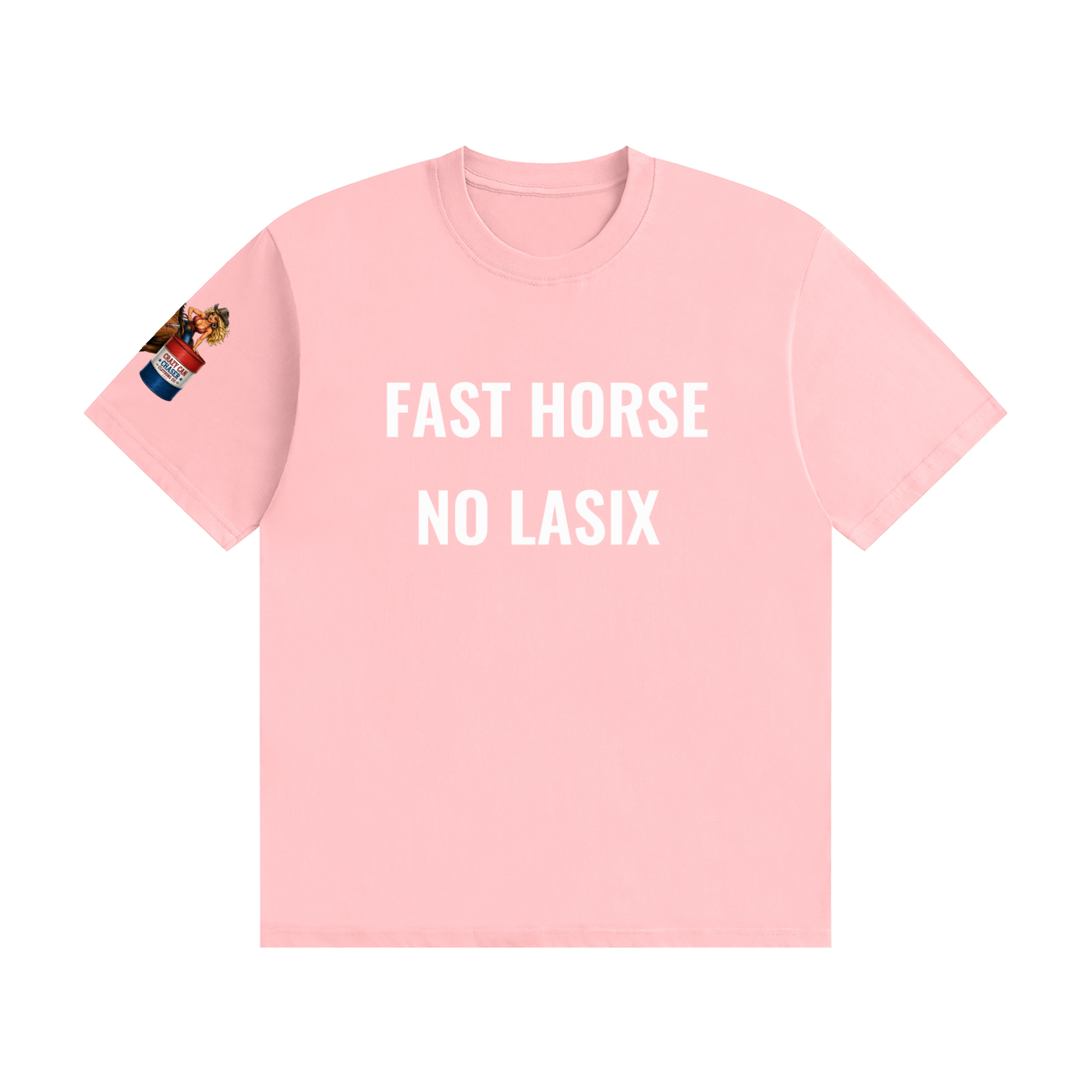 FAST HORSE Unisex Seamless Cotton T-Shirt