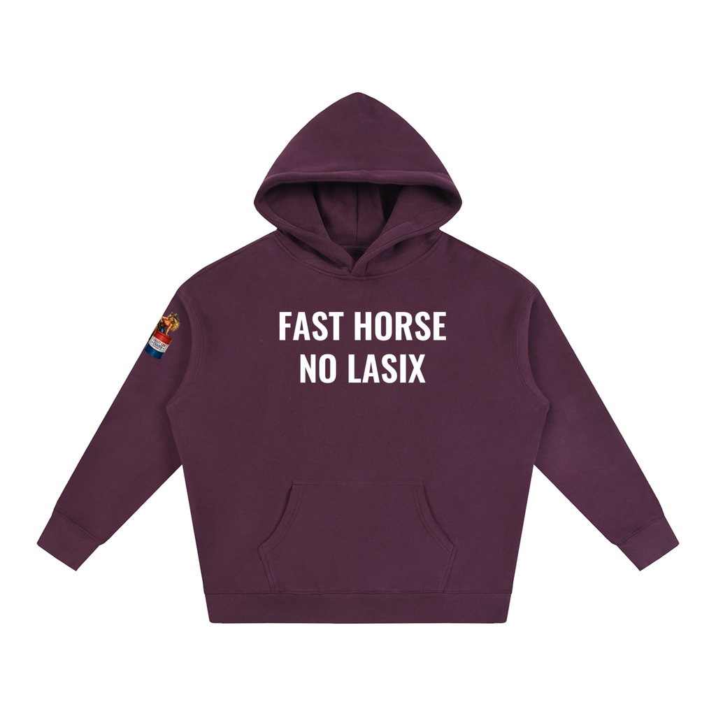 FAST HORSE Oversize Fleeced Hoodie