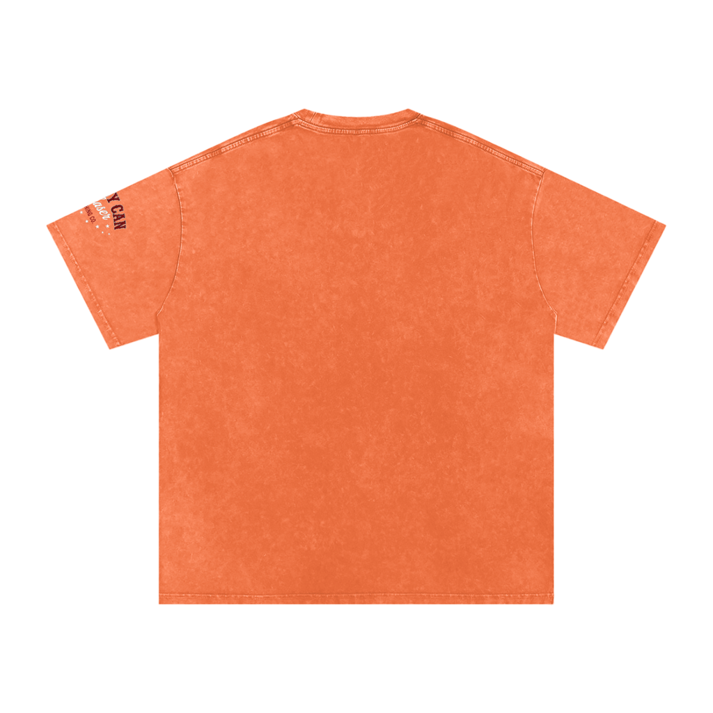 Barrel Betty Snow Washed Oversized Cotton T-Shirt