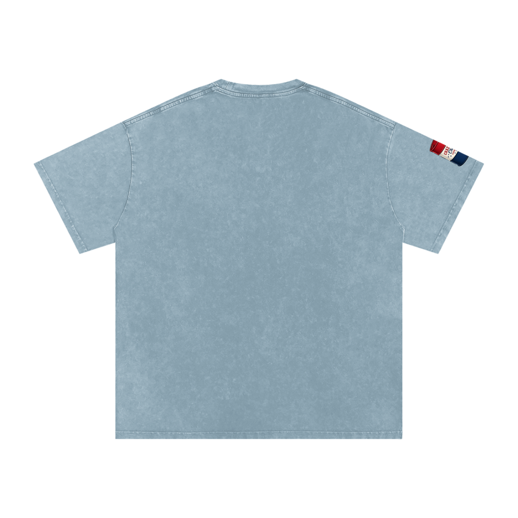 That's Weird Snow Washed Oversized Cotton T-Shirt