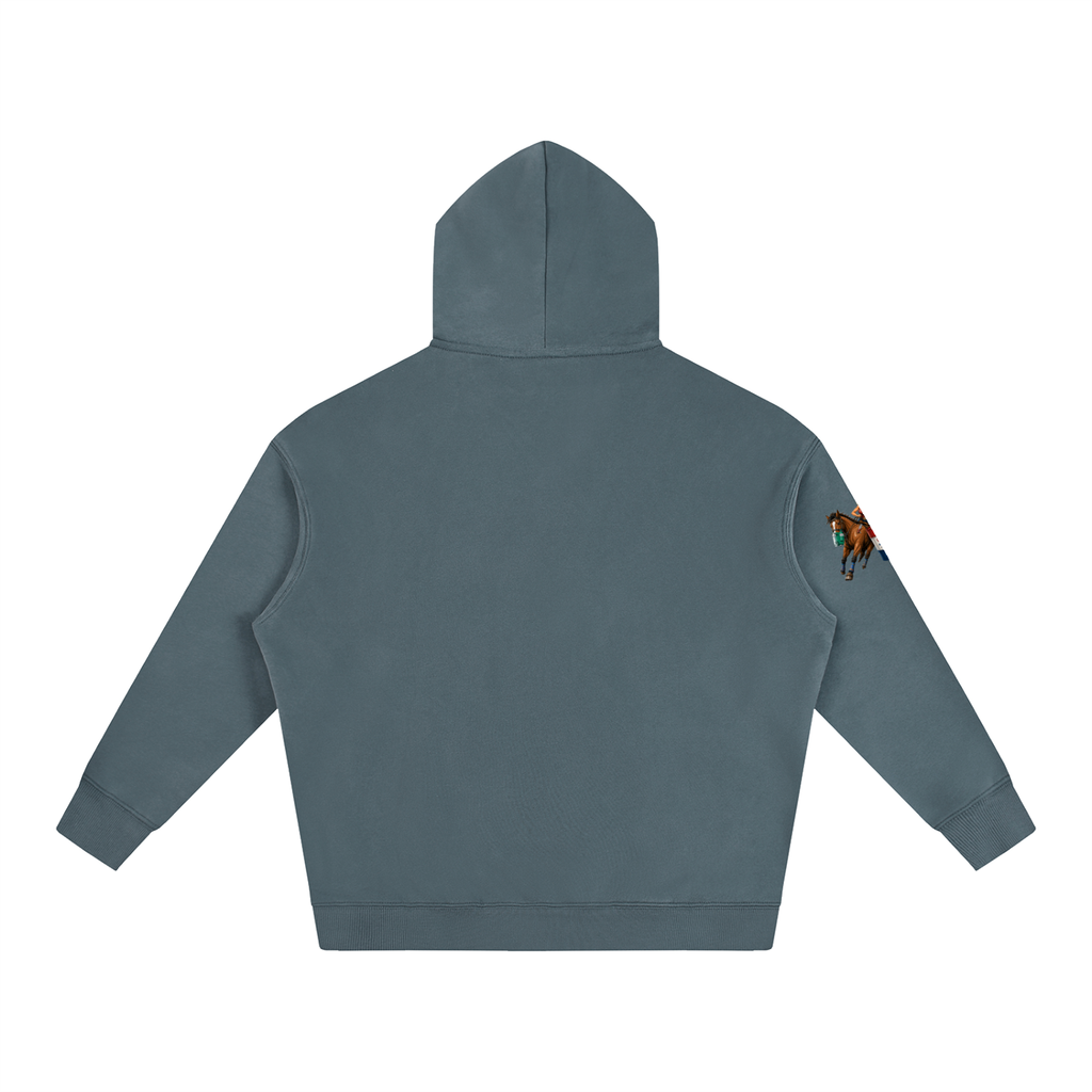 CLEAN IT UP Oversize Fleeced Hoodie