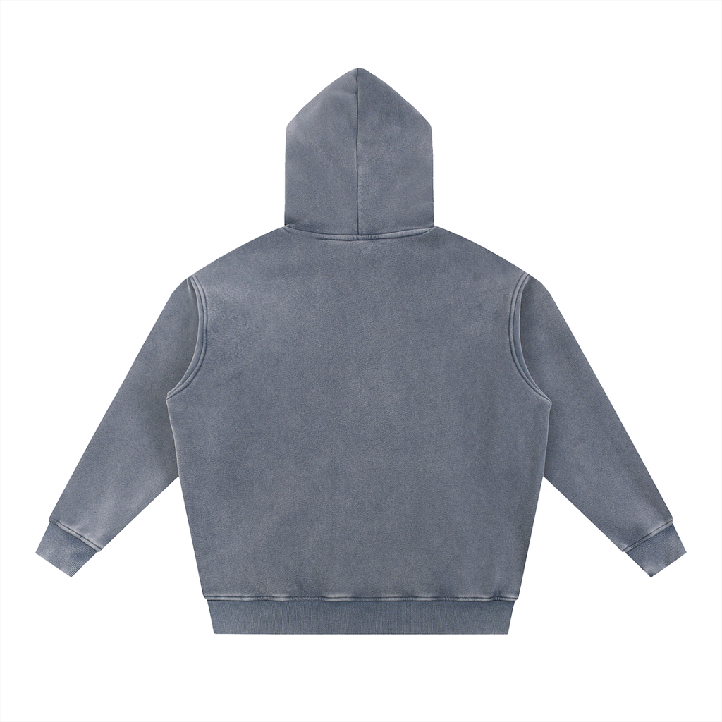 Ask Me How Fast Snow Wash Fleece Oversize Hoodie