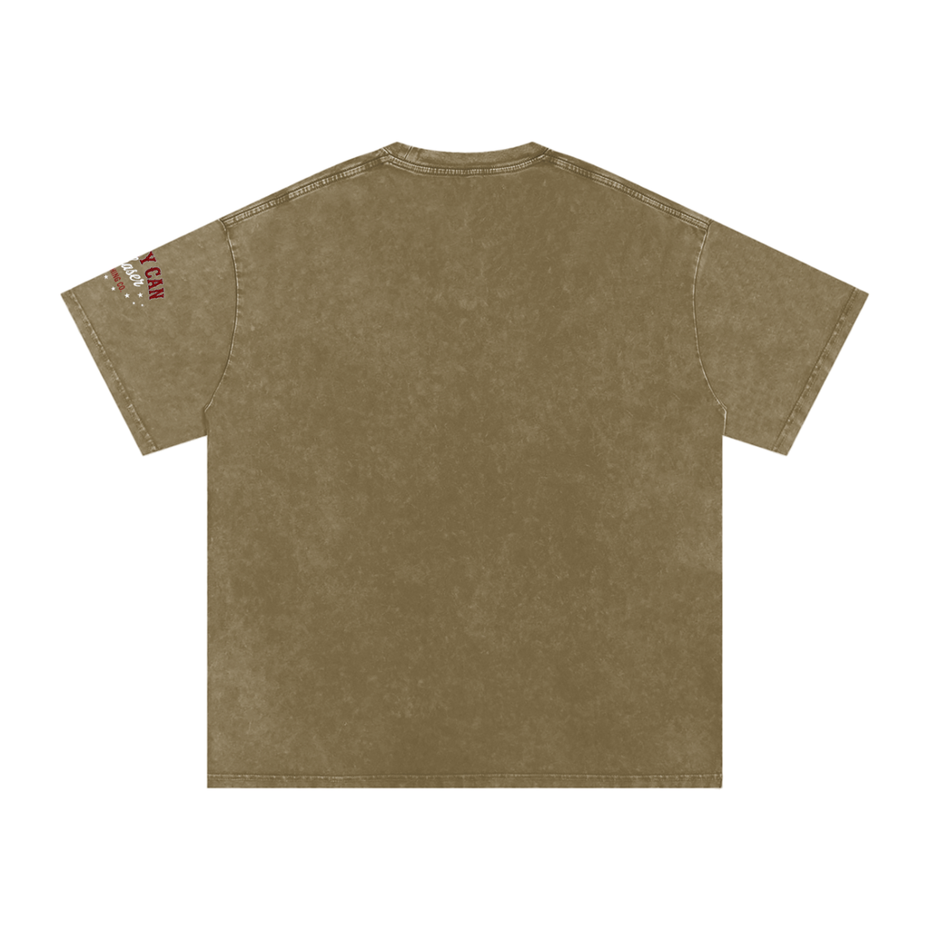 Barrel Betty Snow Washed Oversized Cotton T-Shirt