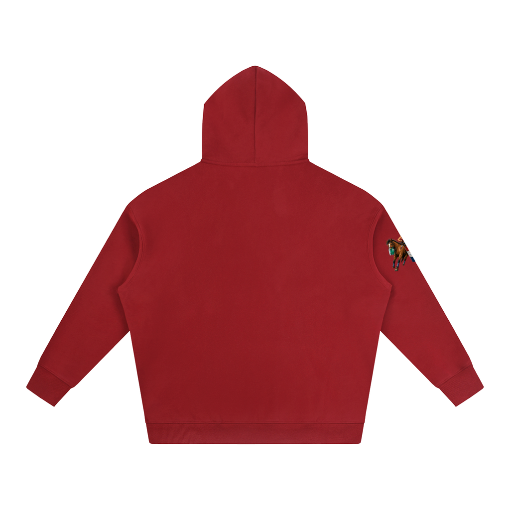 CLEAN IT UP Oversize Fleeced Hoodie